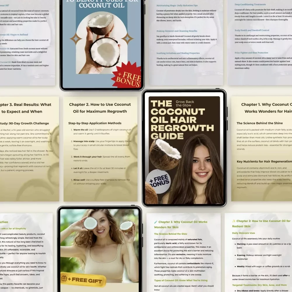 Coconut Oil Secrets Bundle | 5-in-1 Beauty Uses for Coconut Oil Digital Guides