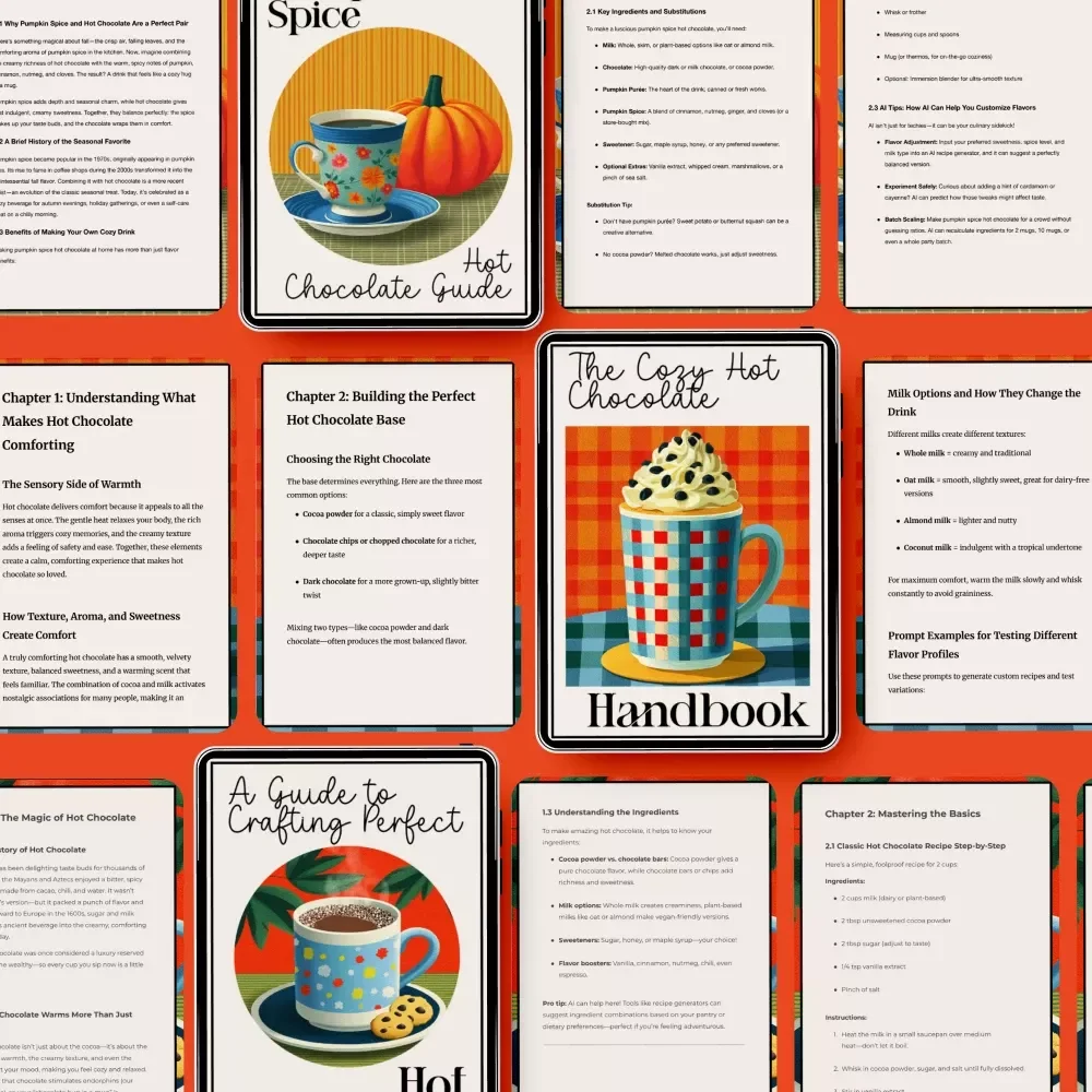 Magic Recipes Pack for Hot Chocolate Mastery: 3-in-1 Bundle of Hot Chocolate Guides, eBooks, & Checklists