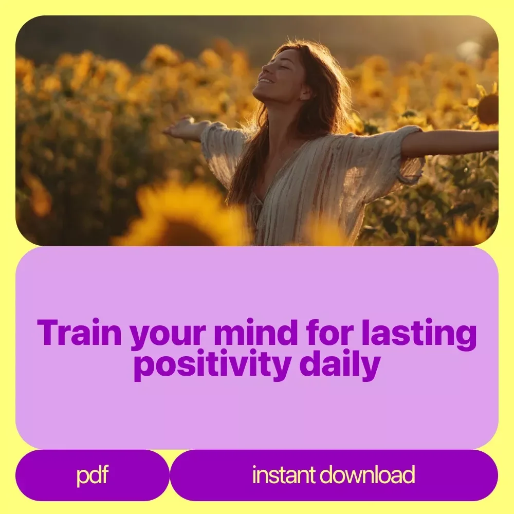 Train Your Mind for Positivity 3-in-1 Bundle | Positivity Power: Train Your Mind to See the Bright Side + Your Ultimate Positivity Power Checklist