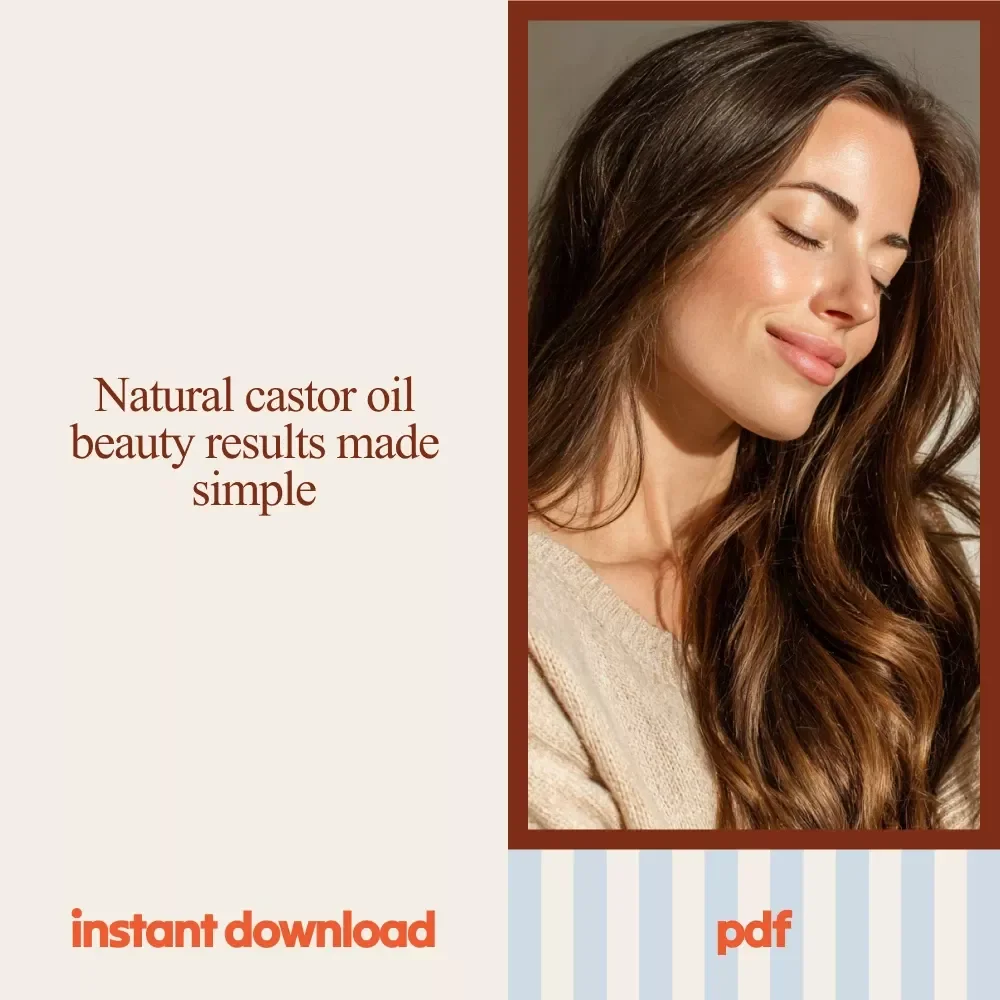 Castor Oil Benefits Toolkit | Castor Oil Beauty Benefits 3-in-1 Digital Bundle