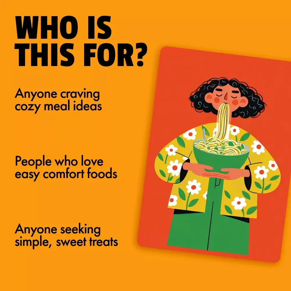Easy Comfort Pack for Cozy Days - Best Easy Comfort Meals, Cozy Comfort Foods, Sweet Treats