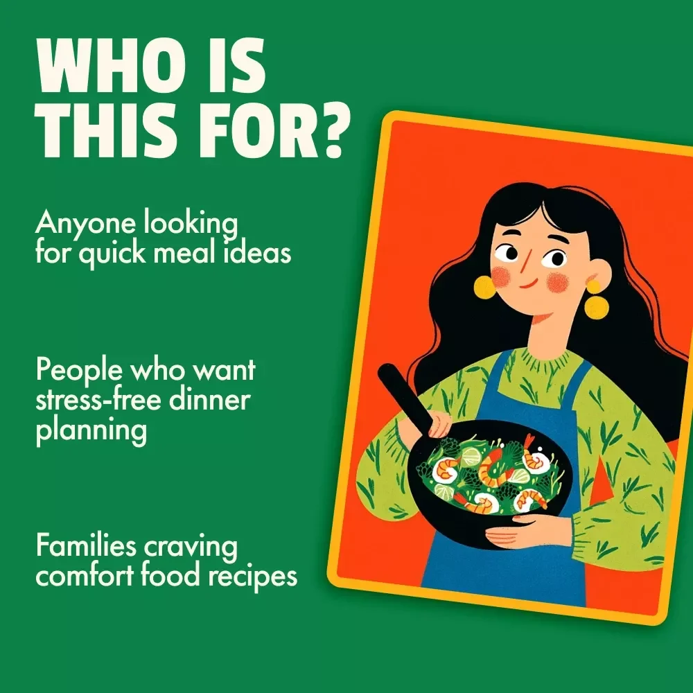 Dinner Planning Toolkit for Cozy Nights: 3-in-1 Bundle for Comfort Food & Easy Family Meals