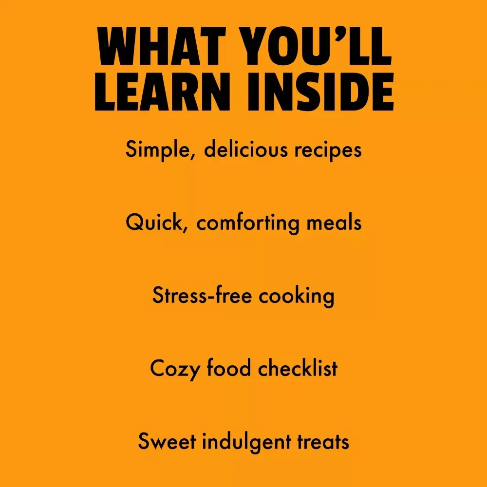 Easy Comfort Pack for Cozy Days - Best Easy Comfort Meals, Cozy Comfort Foods, Sweet Treats