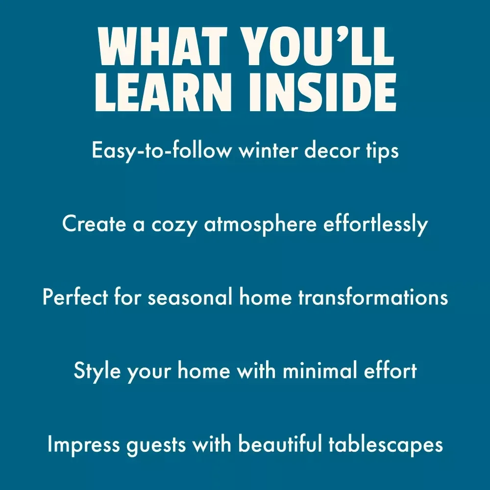 Warm Winter Styling Kit for Home - 5-in-1 Digital Bundle for Cozy Winter Home Decor