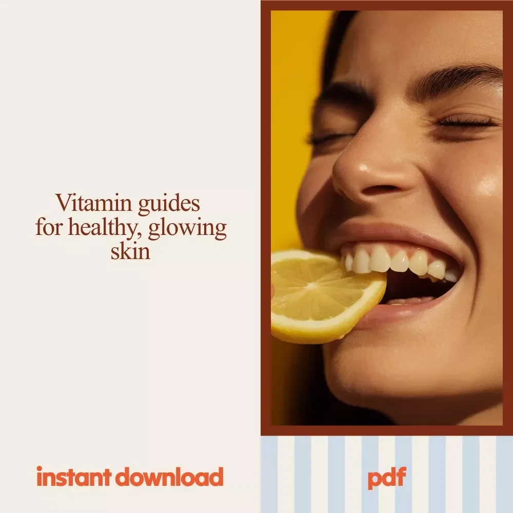 Vitamin-Powered Skincare Tips Bundle | Best Vitamins for Skin 4-in-1 Guides