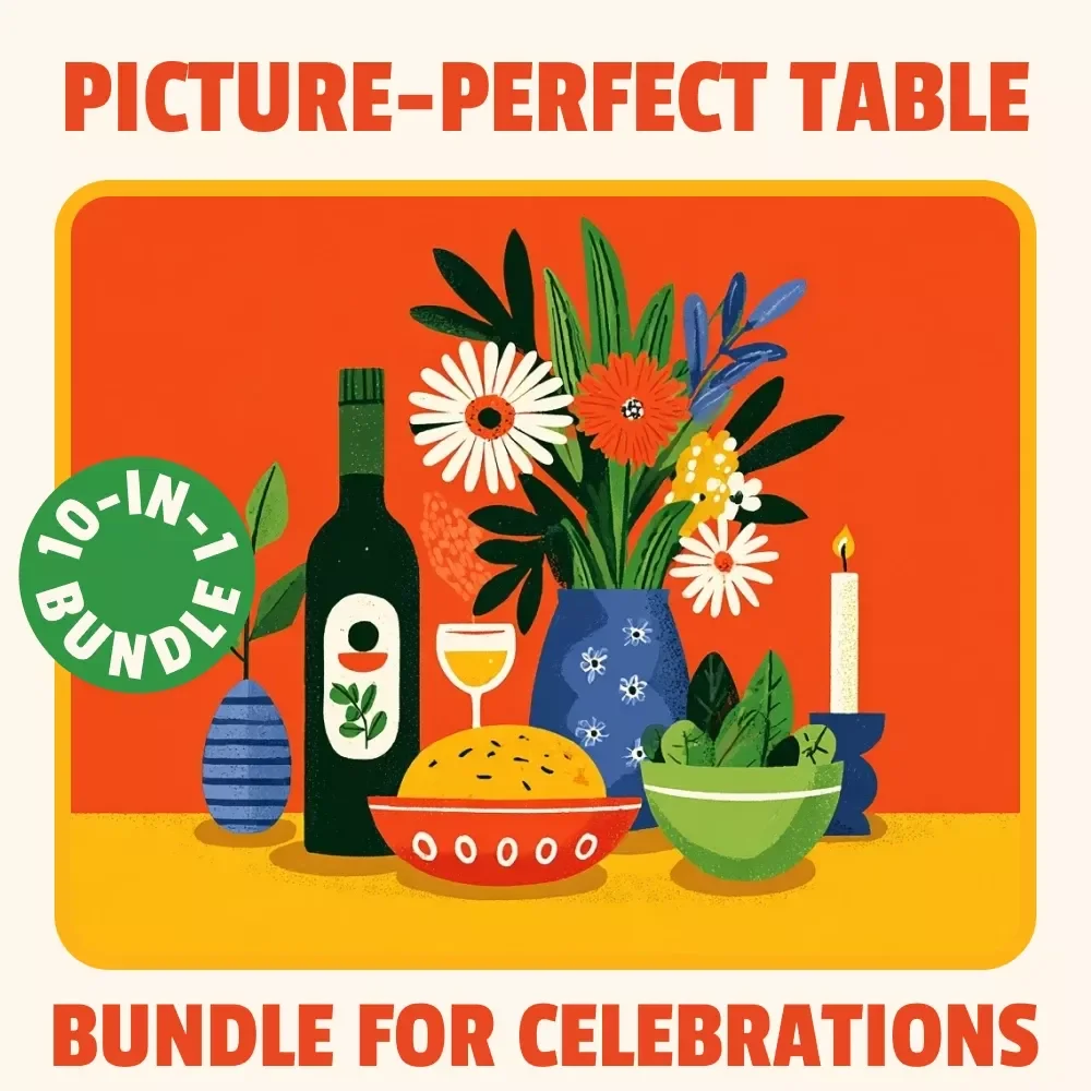 Your Picture-Perfect Table Bundle for Celebrations – 10-in-1 Cozy Holiday & Comfort Table Styling Guides | how to style a holiday comfort table