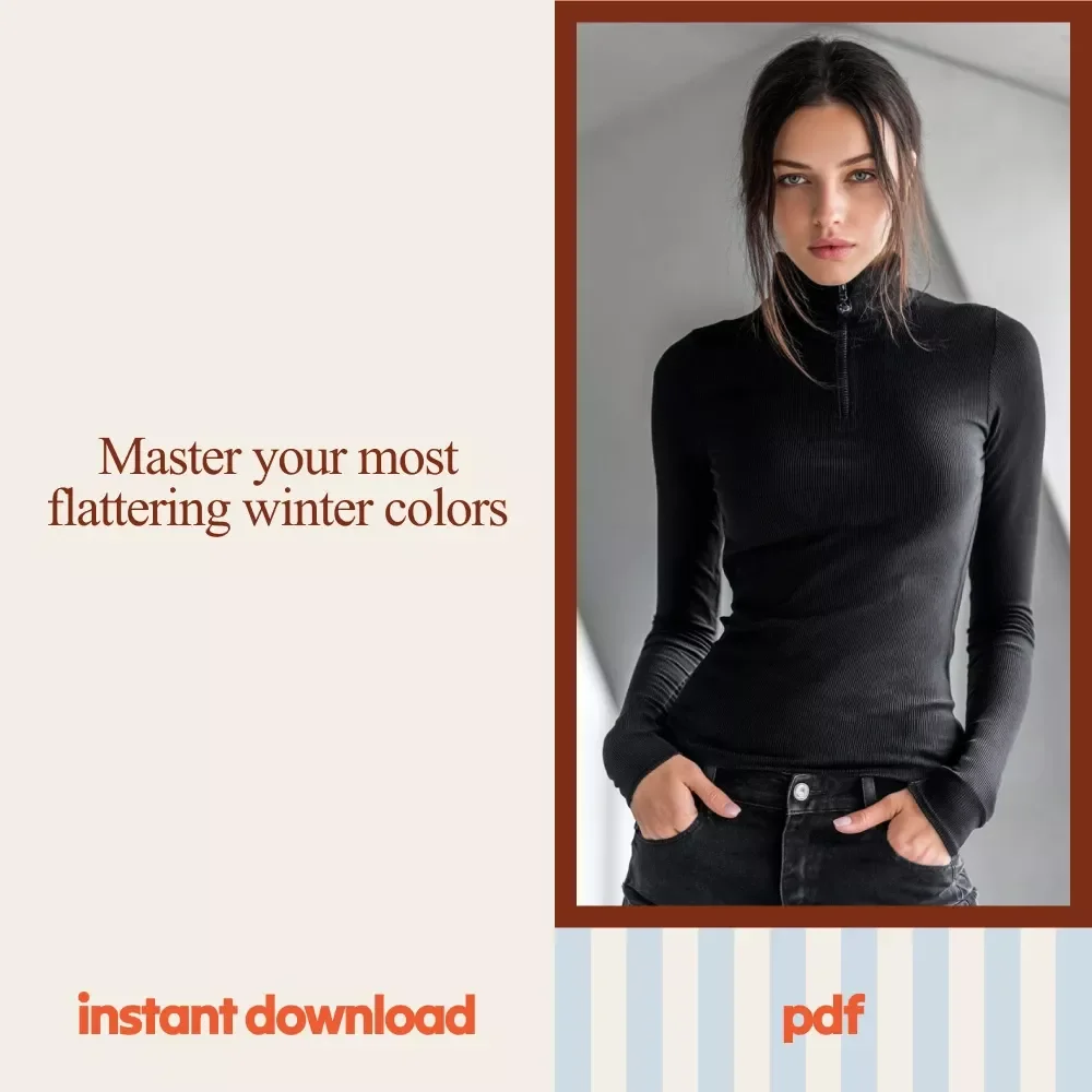 Winter Color Analysis Bundle | Seasonal Color Analysis Winter Guides & Checklists 5-in-1