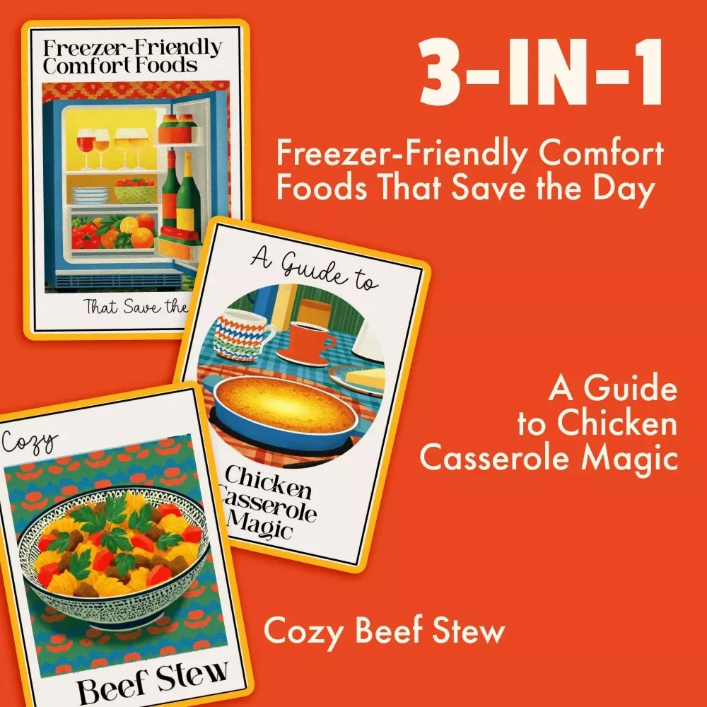 Freezer-Friendly Meals Bundle for Busy Weeks - 3-in-1 Guide, eBooks & Checklists