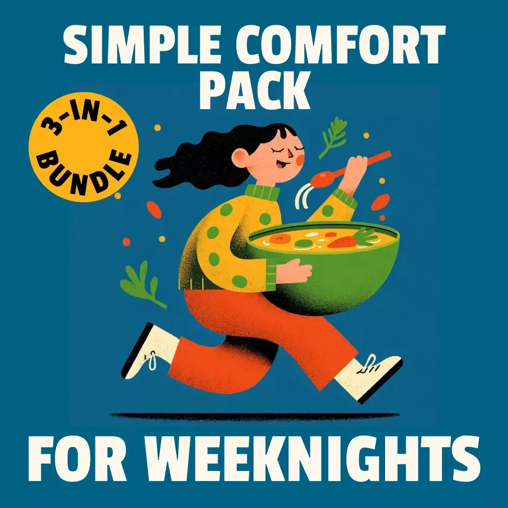 Simple Comfort Pack for Weeknights: 3-in-1 Bundle of Five-Ingredient Comfort Meals