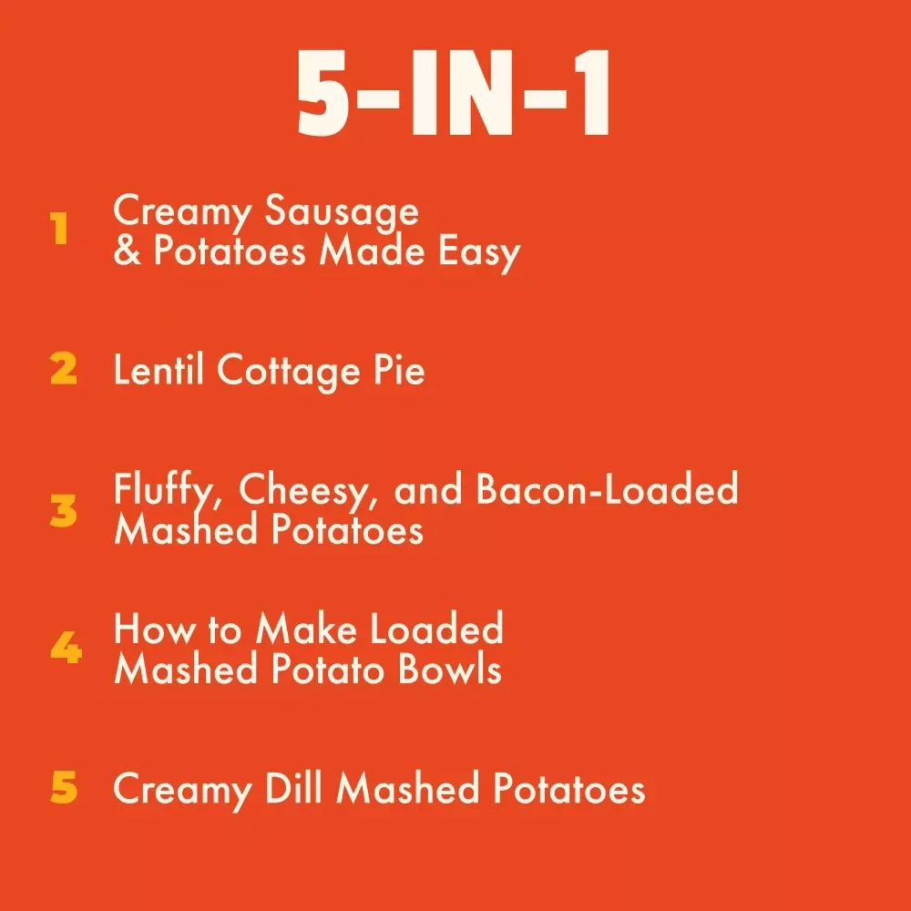 The All-Time Favorite Potato Cooking Bundle – 5-in-1 Digital Download of the Best Potato Dishes, eBooks, Guides & Checklists for Easy, Cheesy, and Flavor-Packed Recipes