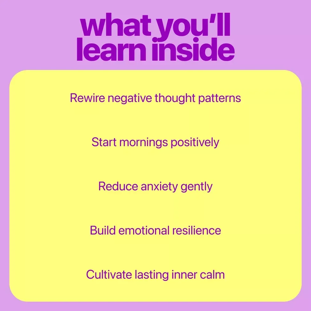 Gentle Positivity Healing Toolkit | 5-in-1 Digital Bundle for Positive Thinking in Recovery, Anxiety Relief & Mindset Reset