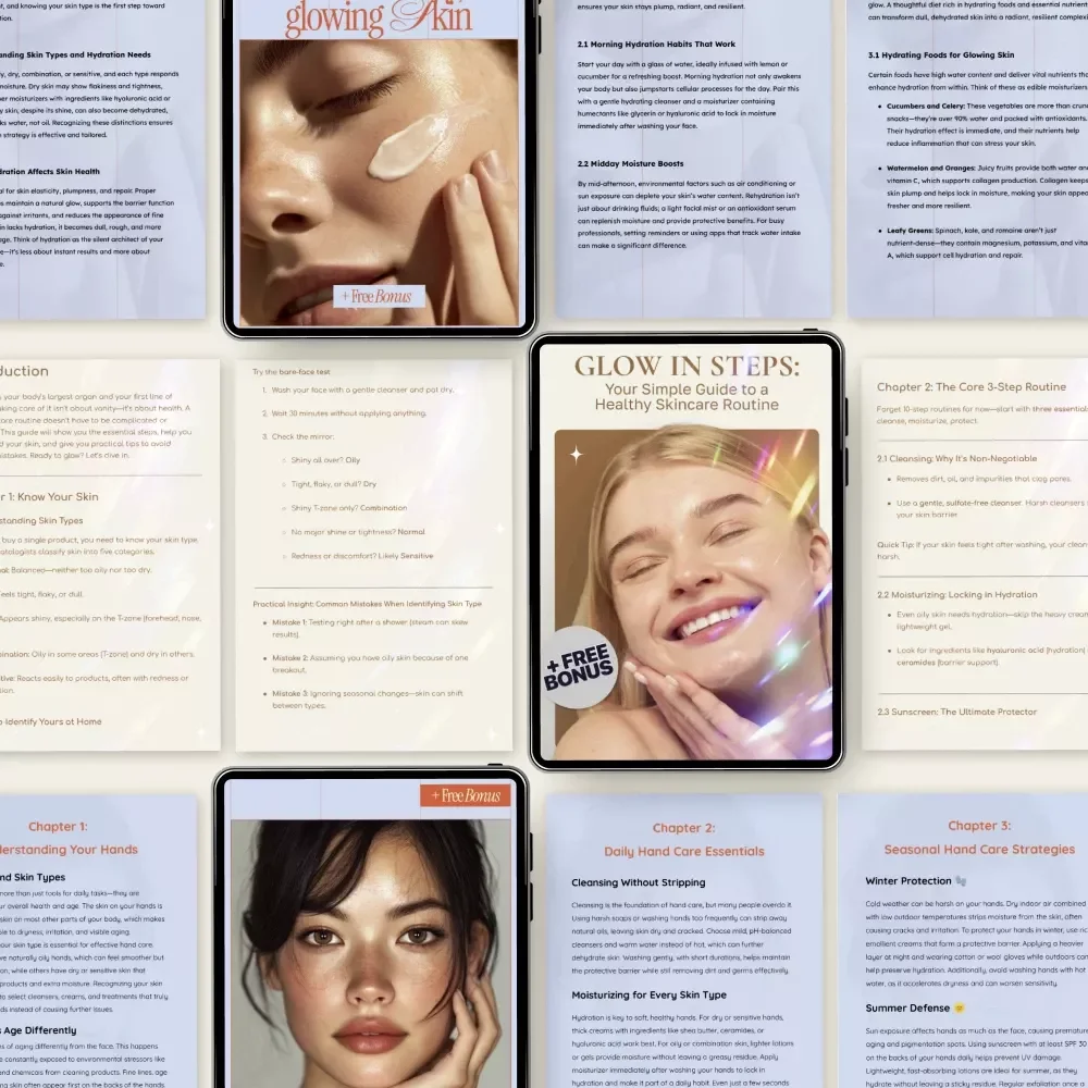 Healthy Skin Secrets Pack – 5-in-1 Healthy Skin Routine Guides & Checklists
