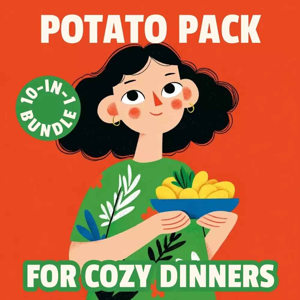 The Ultimate Potato Pack for Cozy Dinners – 10-in-1 Digital Recipe Bundle with Different Potato Recipes, Comfort Food Guides & Cheesy Classics