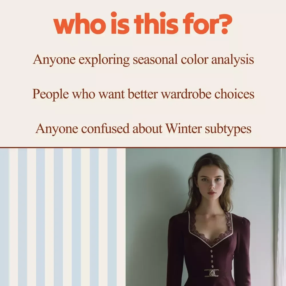 Winter Color Analysis Bundle | Seasonal Color Analysis Winter Guides & Checklists 5-in-1
