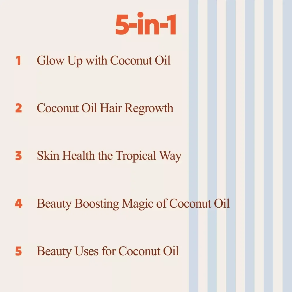 Coconut Oil Secrets Bundle | 5-in-1 Beauty Uses for Coconut Oil Digital Guides
