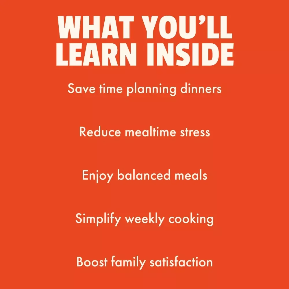 Your Calm & Cozy Dinner Week Pack – 4-in-1 Digital Bundle | weekly dinner plan for Stress-Free Evenings, Cozy Meal Planning & Simple Family Dinners