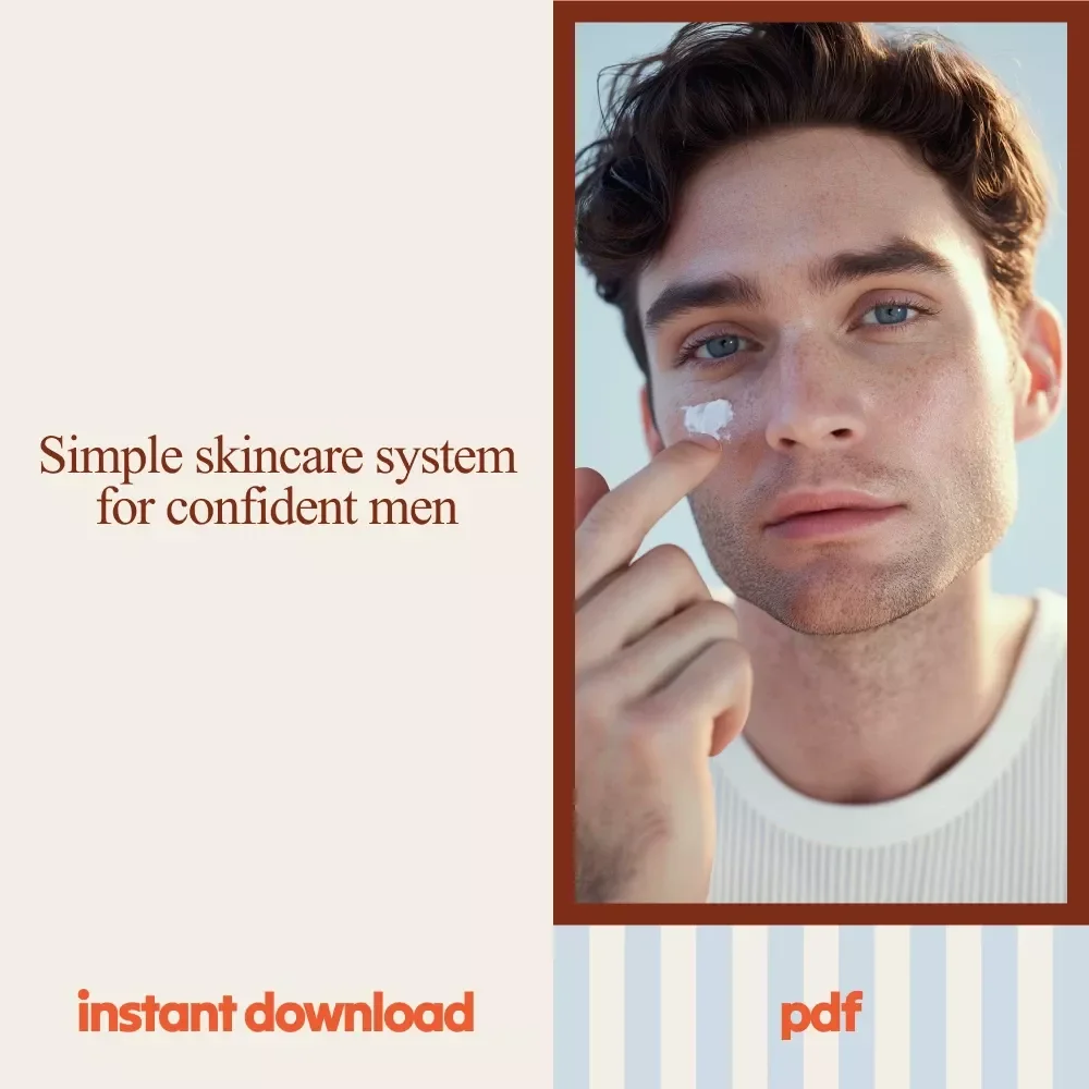 Effortless Skincare Bundle for Men | easy male skincare routine 3-in-1 Guides