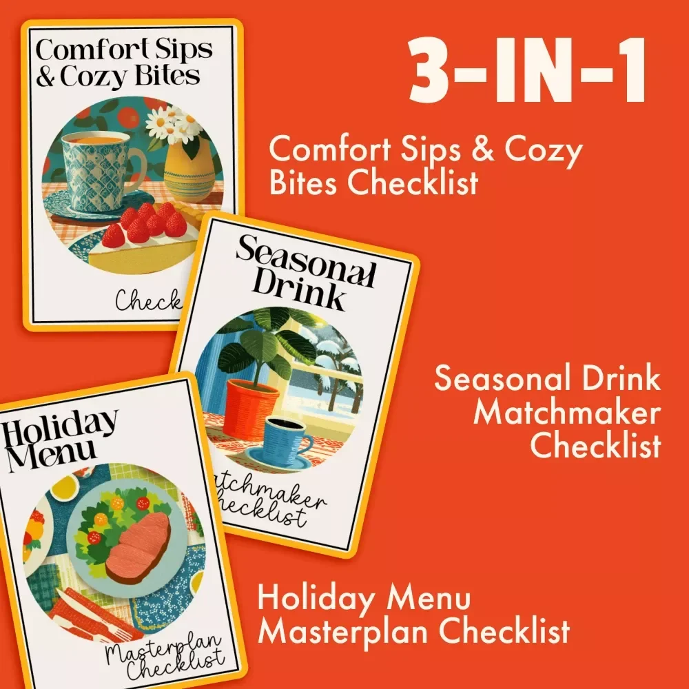 Pairing Comfort Food with Drinks: 3-in-1 Bundle of Guides, eBooks & Checklists