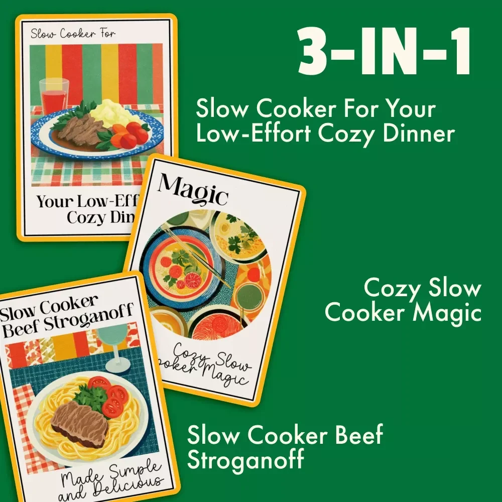 Set-and-Forget Comfort Pack: 3-in-1 Bundle for Low-Effort Cozy Dinners
