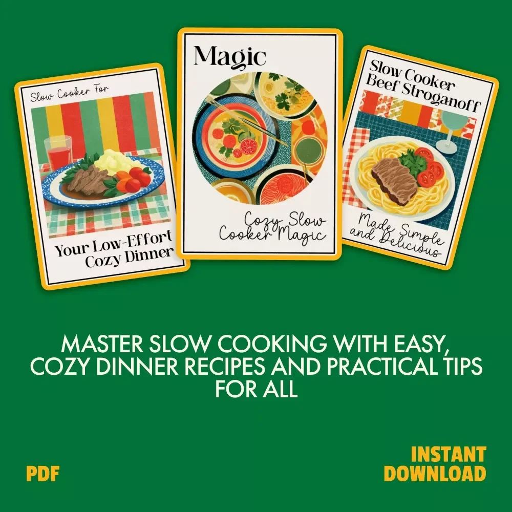 Set-and-Forget Comfort Pack: 3-in-1 Bundle for Low-Effort Cozy Dinners