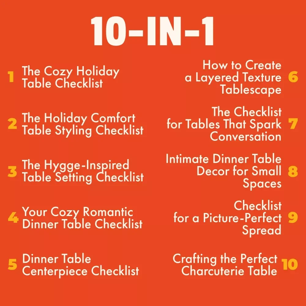 Your Picture-Perfect Table Bundle for Celebrations – 10-in-1 Cozy Holiday & Comfort Table Styling Guides | how to style a holiday comfort table