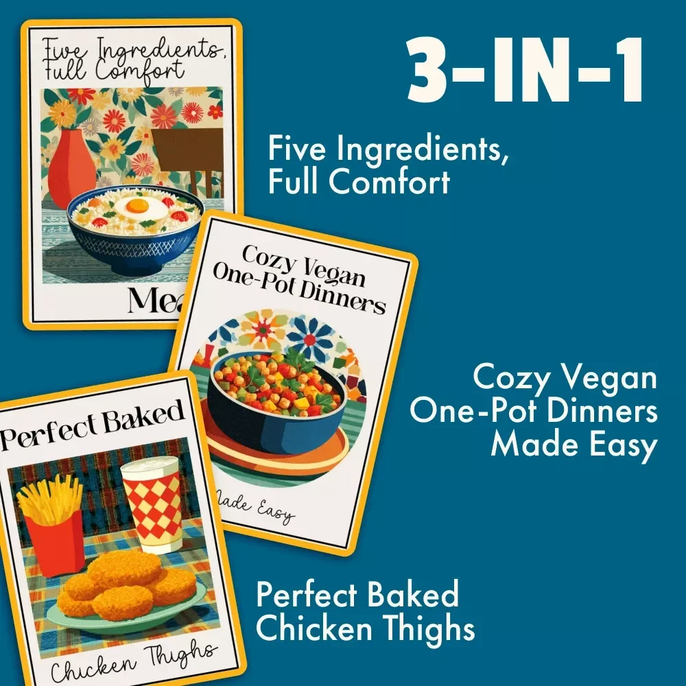 Simple Comfort Pack for Weeknights: 3-in-1 Bundle of Five-Ingredient Comfort Meals