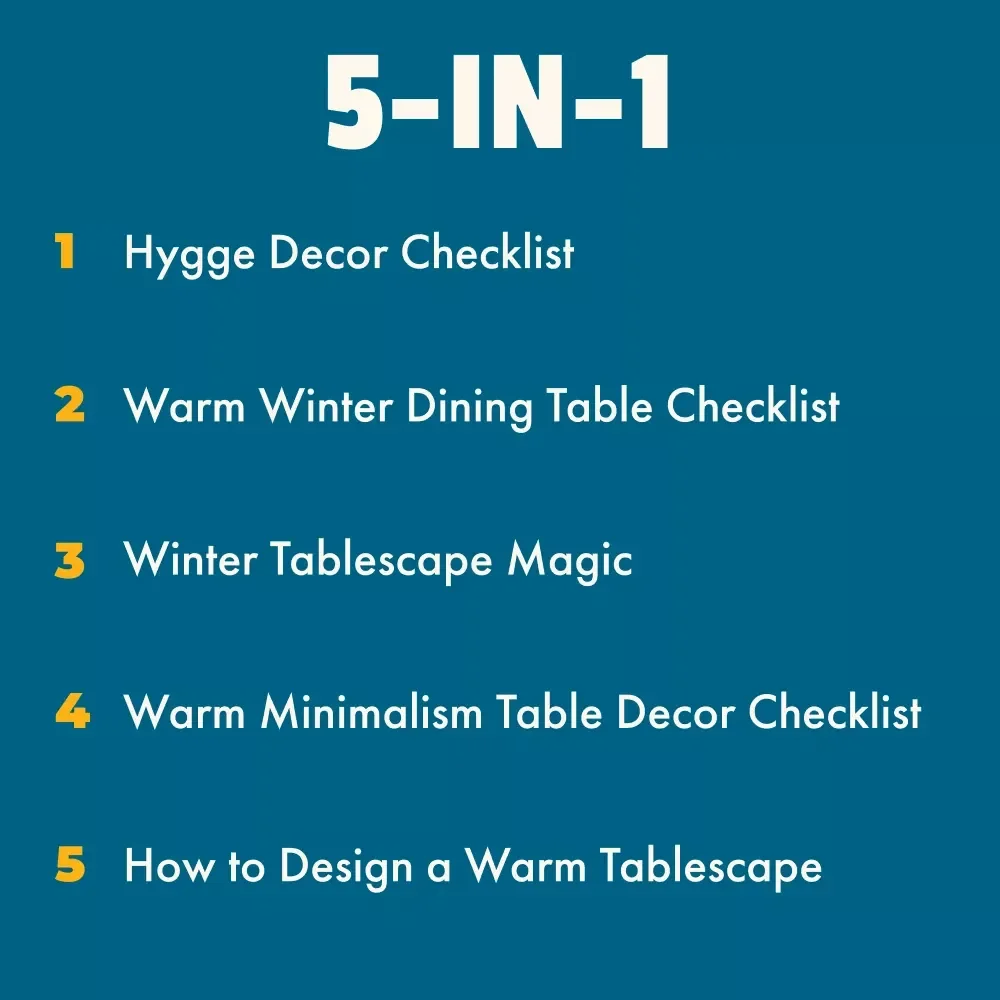 Warm Winter Styling Kit for Home - 5-in-1 Digital Bundle for Cozy Winter Home Decor