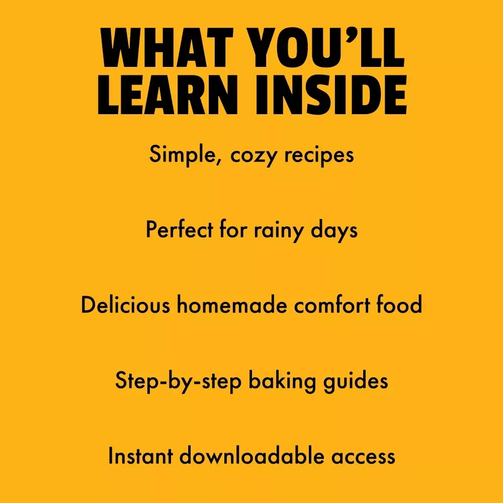 Your Cozy Bundle of Rainy Day Meals – 3-in-1 Recipe & Meal Guide Bundle