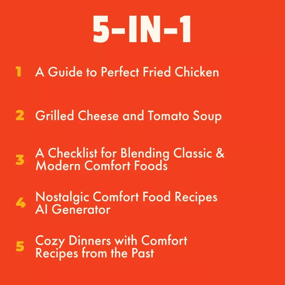 Timeless Kitchen Kit for Cozy Meals – 5-in-1 Digital Bundle of Guides, eBooks & Checklists for nostalgic comfort foods
