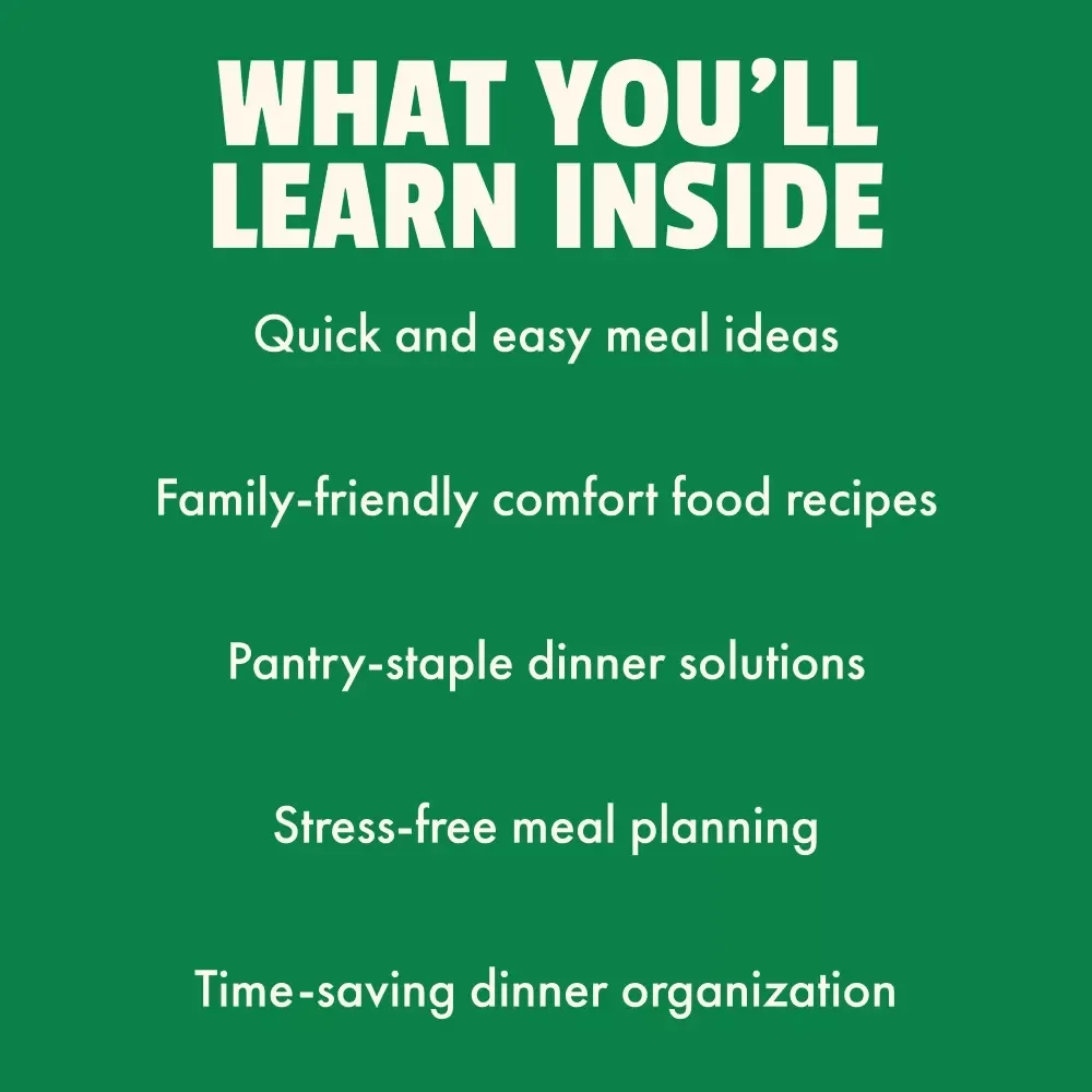 Dinner Planning Toolkit for Cozy Nights: 3-in-1 Bundle for Comfort Food & Easy Family Meals