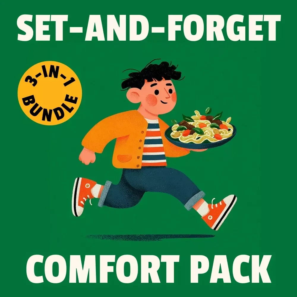 Set-and-Forget Comfort Pack: 3-in-1 Bundle for Low-Effort Cozy Dinners