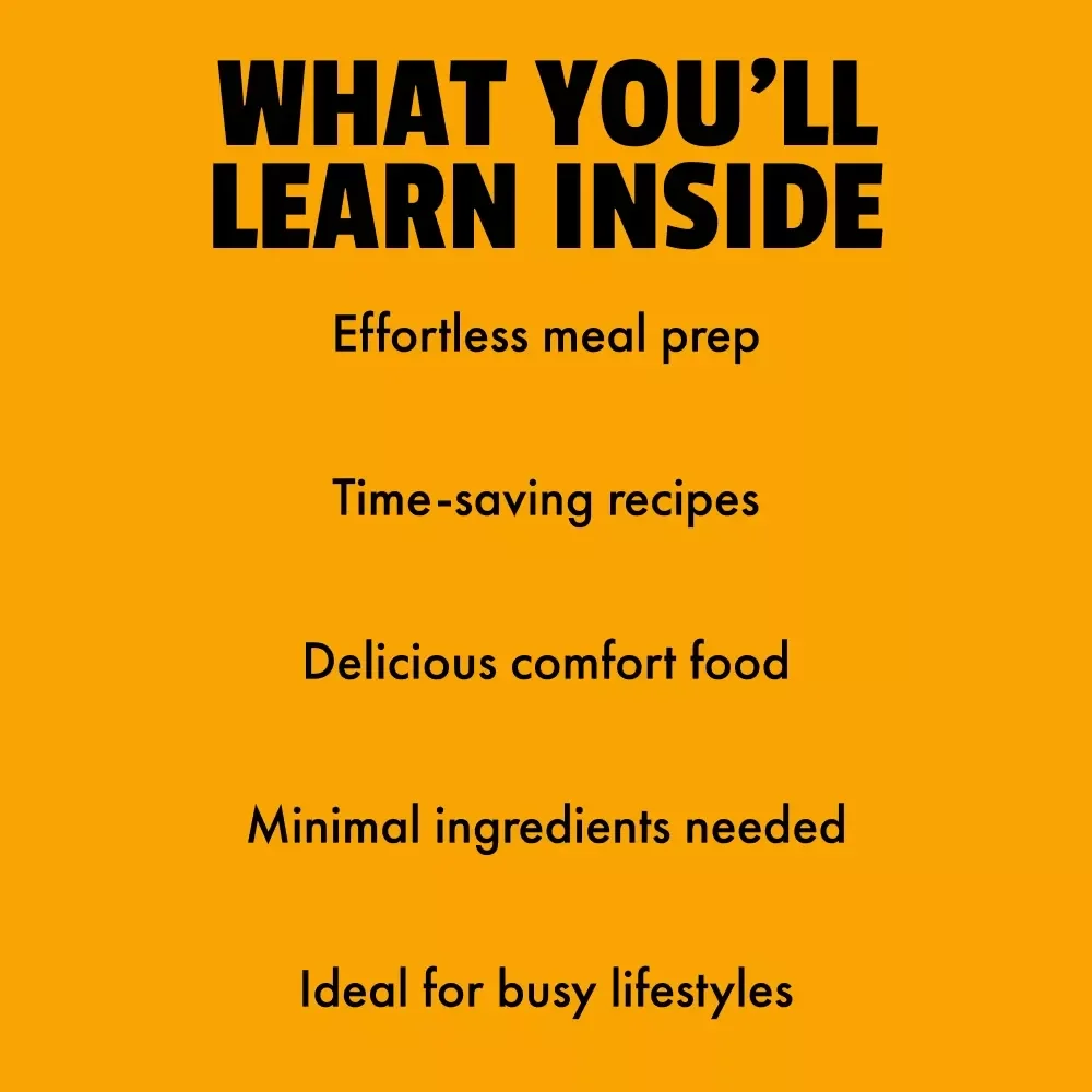 Quick & Easy Dinner Bundle - 3-in-1 Guide for Low-Effort Comfort Dinners Under 30 Minutes