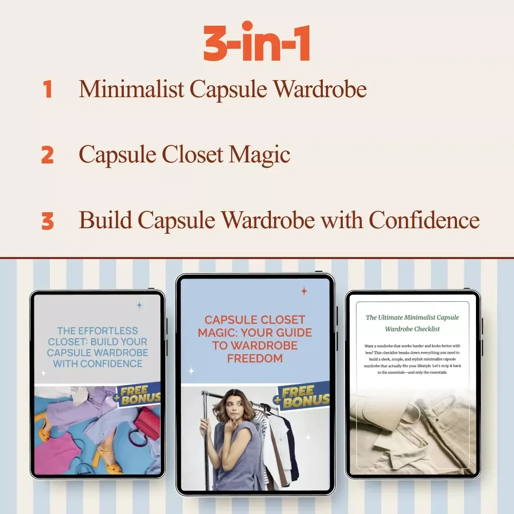 Capsule Wardrobe Builder Kit | How to Build a Capsule Wardrobe 3-in-1 Guides