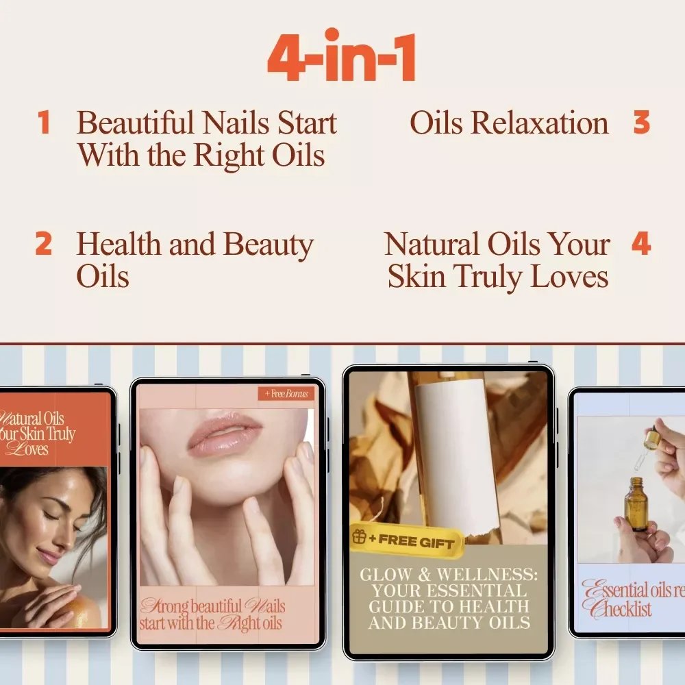 Essential Oils Beauty Practices Pack | Health and Beauty Essential Oils 4-in-1 Bundle