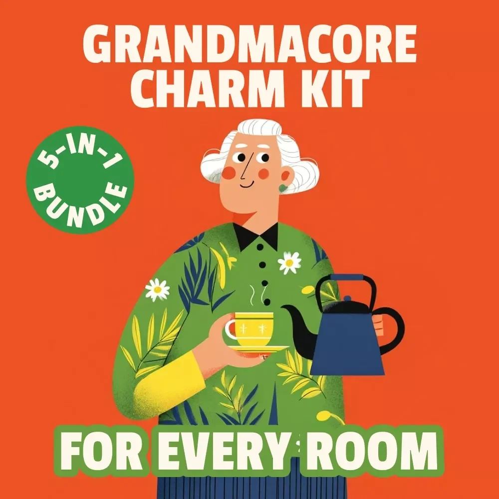 Grandmacore Charm Kit for Every Room - 5-in-1 Digital Bundle for Cottagecore and Grandmacore Decor