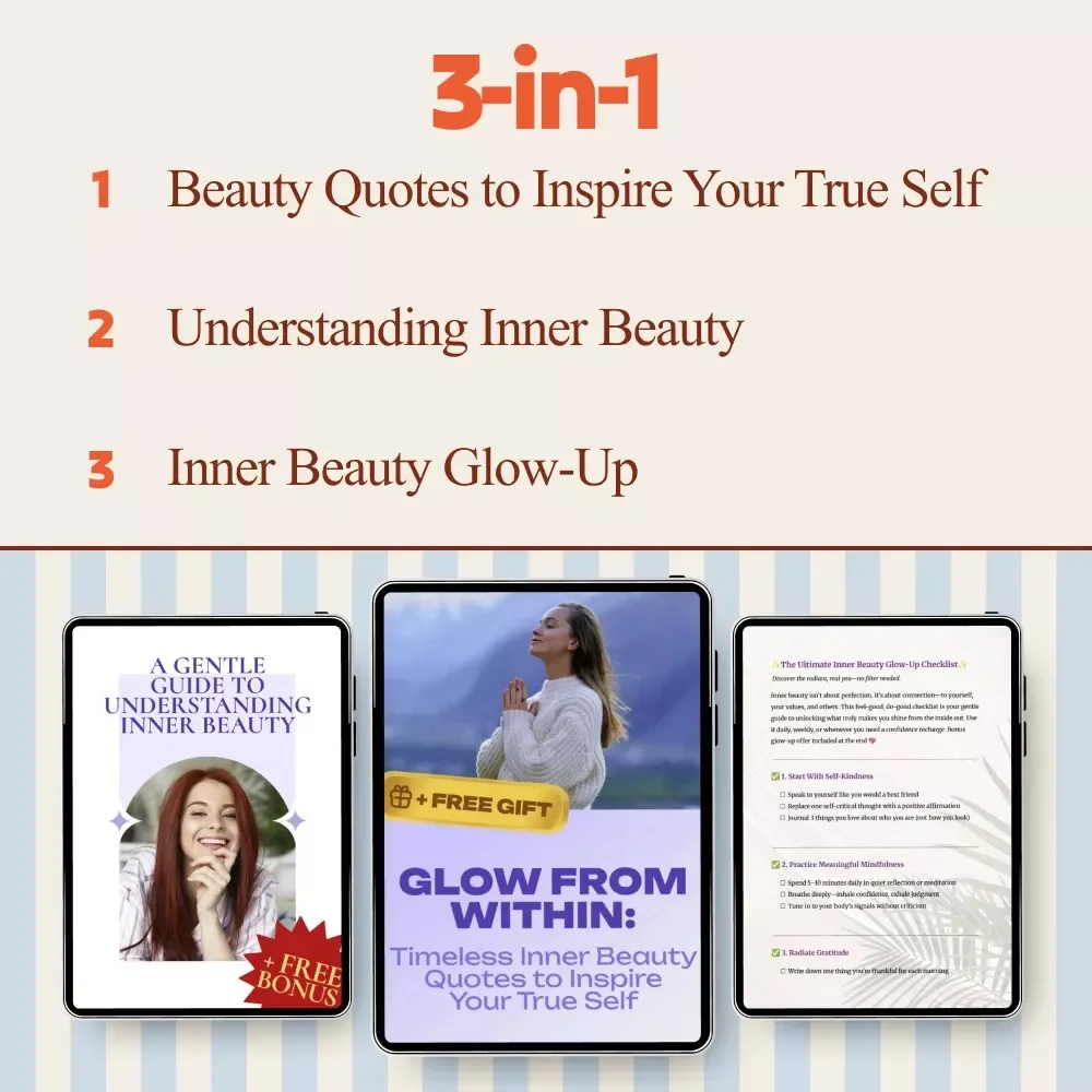 Inner Beauty Explained | 3-in-1 Inner Beauty Bundle: Guides, Quotes & Checklist