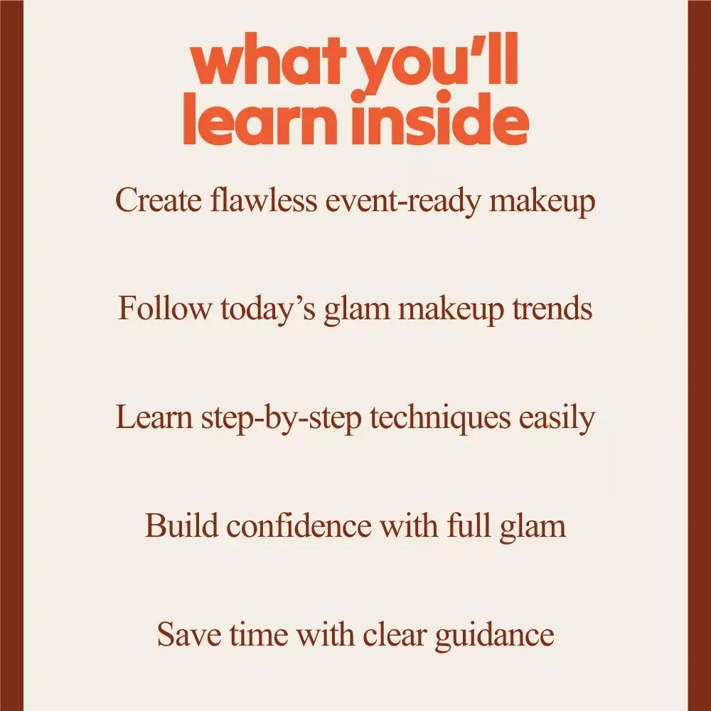 Full Glam Makeup Bundle | Full Glam Makeup Trends 3-in-1 Digital Guides