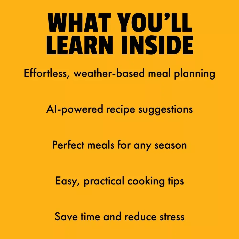 Forecast-to-Flavor AI Kit: 4-in-1 Weather-Inspired Recipe Bundle