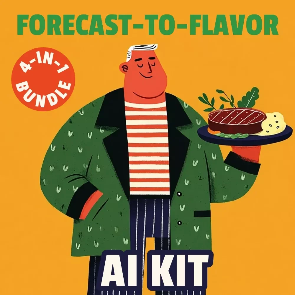 Forecast-to-Flavor AI Kit: 4-in-1 Weather-Inspired Recipe Bundle