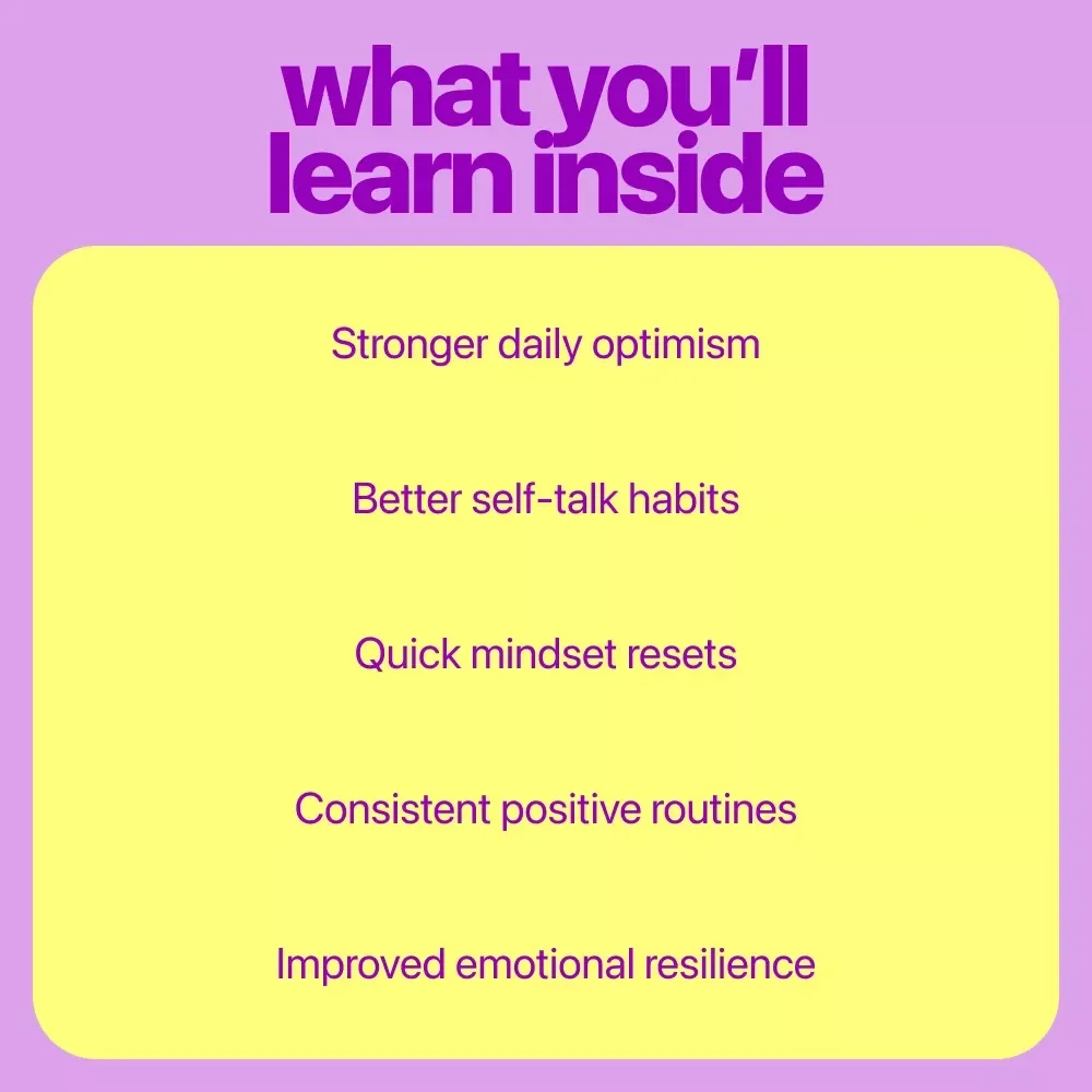 Positive Mindset Techniques Bundle | 5 in 1 Digital Download for Daily Positivity, Self-Talk & Personal Growth