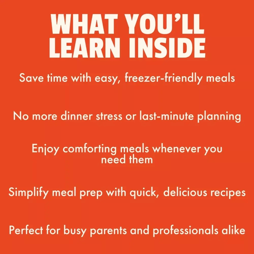 Freezer-Friendly Meals Bundle for Busy Weeks - 3-in-1 Guide, eBooks & Checklists