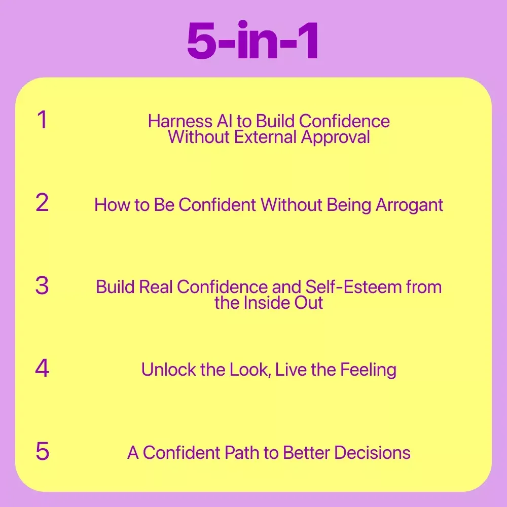 Self-Confidence Foundations Toolkit - Build Confidence & Self-Esteem with Expert Guides