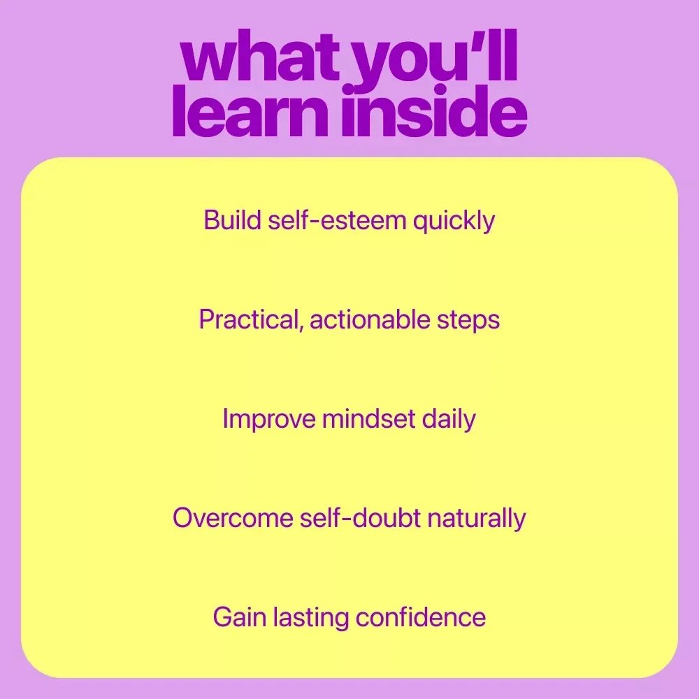 From Self-Doubt to Strength Pack: Boost Confidence & Self-Esteem with These 3 Digital Guides