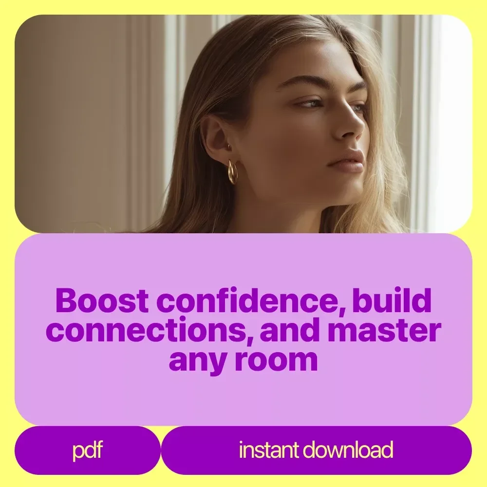 Lasting Confidence Toolkit: Build Self-Confidence & Own the Room Like a Pro - eBook, Guides & Checklists