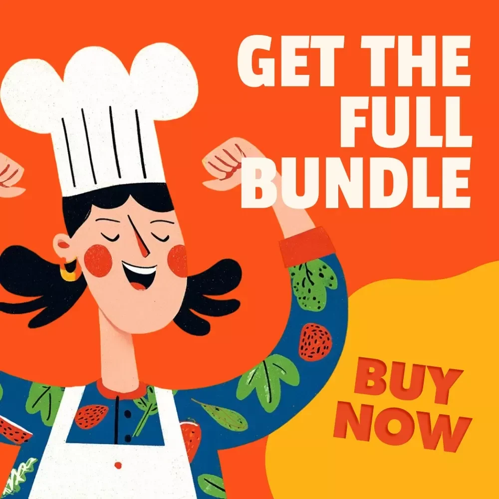 No-Panic Dinner Kit for Hosting Guests: 3-in-1 Bundle with Last-Minute Menu Guides & Checklists