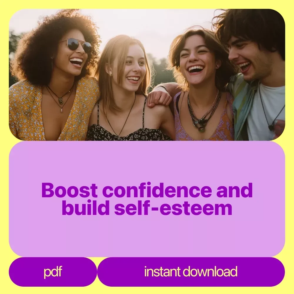 Self-Worth and Confidence Builder Toolkit – 3-in-1 Bundle to Boost Self-Esteem and Confidence