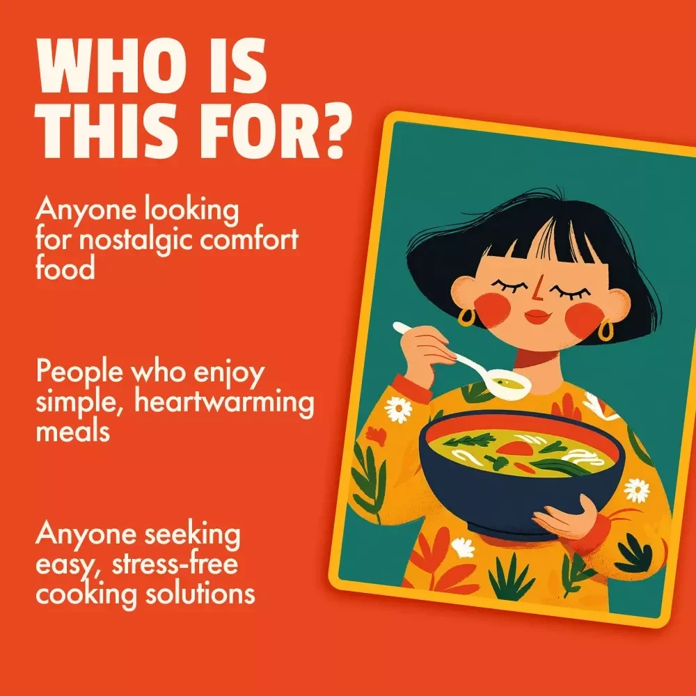 Nostalgia Meal Toolkit for Soothing Nights - 3-in-1 Bundle to Recreate Childhood Comfort Recipes