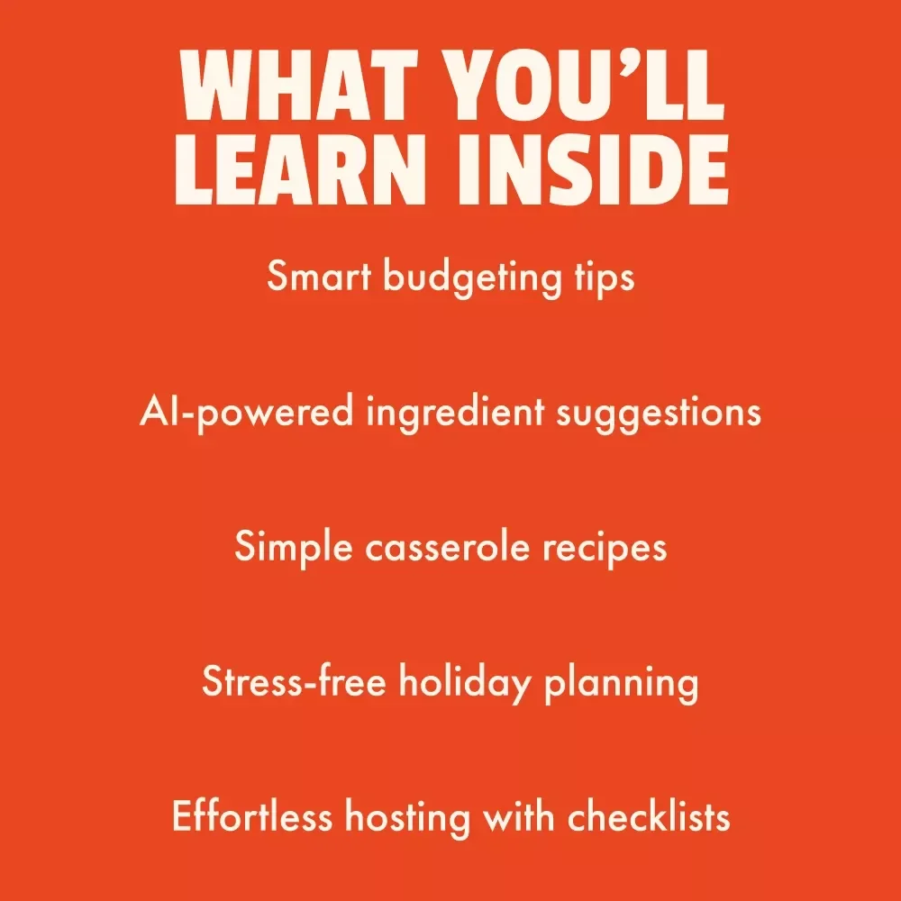 Easy Holiday Potluck Bundle on a Budget - 3-in-1 Digital Download