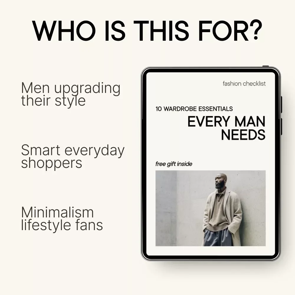 10 Wardrobe Essentials Every Man Needs | Minimalist Men’s Style Checklist | Build a Versatile, Timeless Closet
