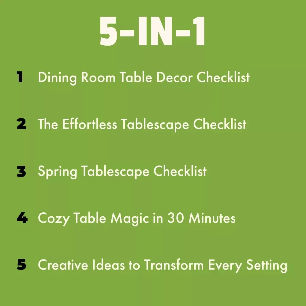 Creative Table Setting Bundle for Every Day – 5-in-1 Digital Downloads